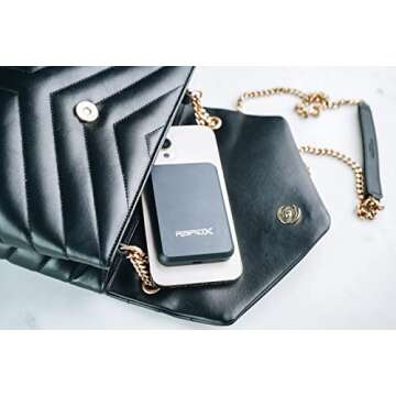 RapidX Boosta Magnetic Wireless Portable Charger for iPhone
