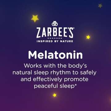 Zarbee's Kids Sleep Supplement Liquid with 1mg Melatonin; Drug-Free & Effective; Easy to Take Natural Berry Flavor for Children Ages 3 and Up; 1 Fl Oz Bottle