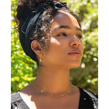 Benevolence LA Safety Pin Earrings for Women, Paper Clip Earrings, Dangle Earrings, Gold Plated Hoop Earrings, Safety Pin Jewelry, Paperclip Earrings