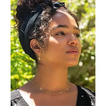 Benevolence LA Safety Pin Earrings for Women, Paper Clip Earrings, Dangle Earrings, Gold Plated Hoop Earrings, Safety Pin Jewelry, Paperclip Earrings