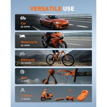 High-Speed NEVERLAND Tire Inflator Portable Air Compressor