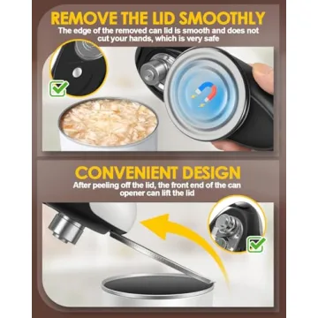 Rechargeable Electric Can Opener for Easy Cooking