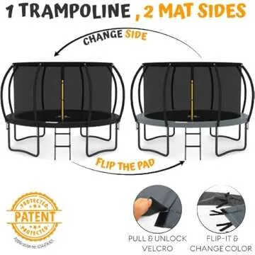 Enjoy Fun & Safe Outdoor Play with JUMPZYLLA Trampoline