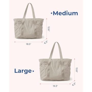 Stylish BAGSMART Tote Bag for Women, Perfect for Gym and Work