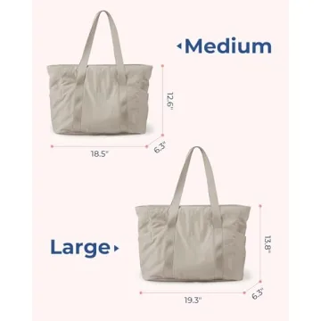 Stylish BAGSMART Tote Bag for Women, Perfect for Gym and Work