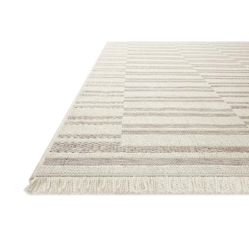 Loloi Amber Lewis Malibu Tan/Ivory Area Rug 5x7