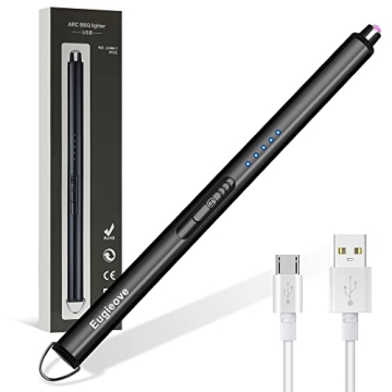 Plasma Electric Arc Candle Lighter - USB Rechargeable Flameless Windproof Long Lighters with Upgrade...
