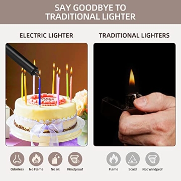 Plasma Electric Arc Candle Lighter - Rechargeable Windproof Multi-Tool