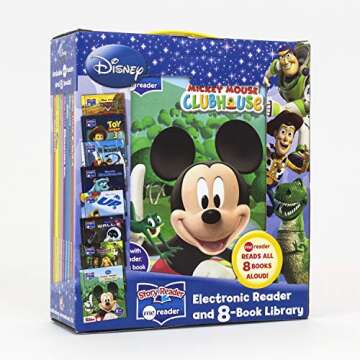 Disney - Mickey Mouse, Toy Story and More! Me Reader Electronic Reader 8-Book Library - PI Kids