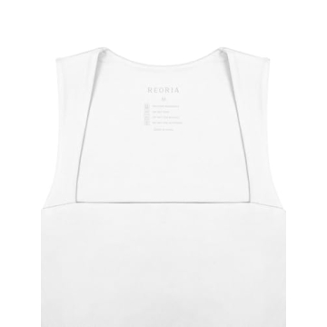 Stylish REORIA Women's Square Neck Crop Top - Trendy Summer Wear
