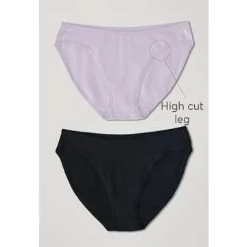 Pact Women’s Bikini Underwear - Organic Cotton, 2 Pack