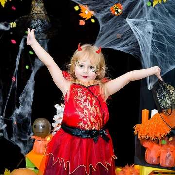 WLLHYF Halloween Devil Horns Hair Clip Fashion Barrettes Cute Headdress Small Vampire Headwear Cosplay Costume Accessorise Party Dress Up for Christmas Halloween