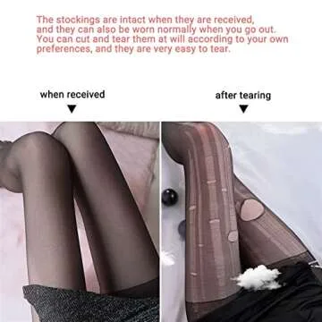 WANHUHOU DIY Stockings - 5 Pairs for Unique Fashionistas
