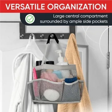 Masirs Mesh Shower Caddy - Portable Organizer for Travel & Gym