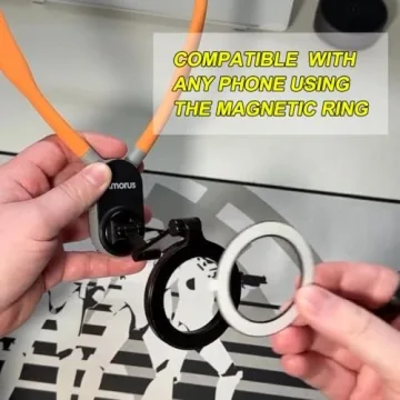 Amorus Neck Phone Holder - Hands-Free Magnetic Chest Mount