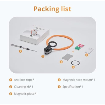 Amorus Neck Phone Holder - Hands-Free Magnetic Chest Mount