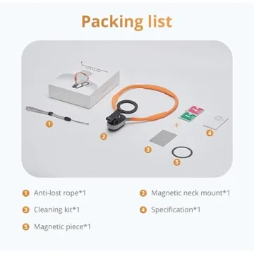 Amorus Neck Phone Holder - Hands-Free Magnetic Chest Mount