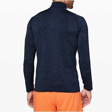 Lululemon Men's Metal Vent Tech 1/2 Zip Long Sleeve Shirt - Premium Activewear with Anti-Stink and V...