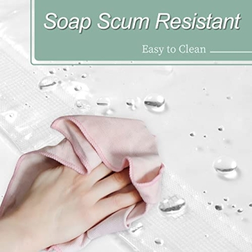 Premium PEVA Shower Curtain Liner 72x72 Waterproof