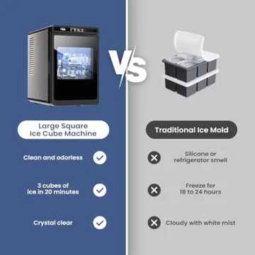 Kismile Clear Ice Makers for Cocktails and Whiskey