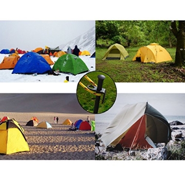 IUMÉ Heavy Duty Tent Stakes with Secure Storage Pouch