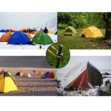 IUMÉ Heavy Duty Tent Stakes with Secure Storage Pouch