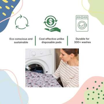 Caldwell's Pet Supply Co. 30x36 Potty Pads, Washable Pee Pads for Dogs, Reusable Pee Pad for Dogs, Puppy Potty Mat, Whelping Rug, Reusable Puppy Mat, Waterproof Rug for Dog, for Medium Dog (Set of 2)