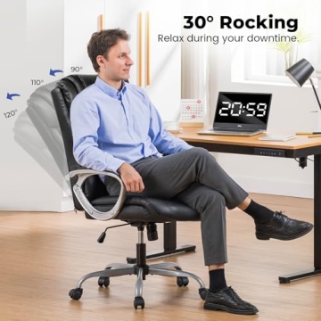 COMHOMA Ergonomic Office Chair with Adjustable Features