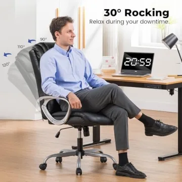 COMHOMA Ergonomic Office Chair with Adjustable Features