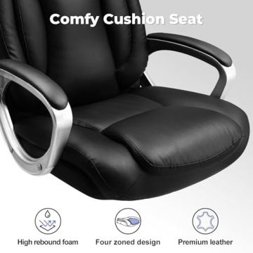 COMHOMA Ergonomic Office Chair with Adjustable Features