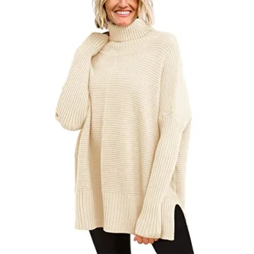 EFAN Women's Oversized Turtleneck Sweater