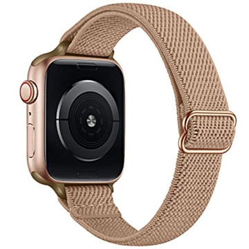 SICCIDEN Slim Stretchy Bands Compatible with Apple Watch Band 42mm (Series 10) 41mm 40mm 38mm, Women...