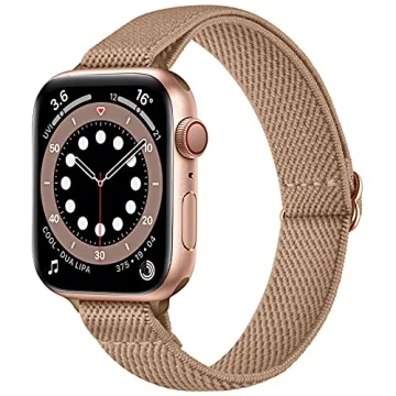 Stylish SICCIDEN Slim Stretchy Band for Apple Watch 42mm 41mm