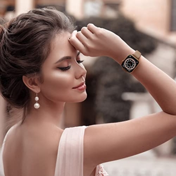 Stylish SICCIDEN Slim Stretchy Band for Apple Watch 42mm 41mm