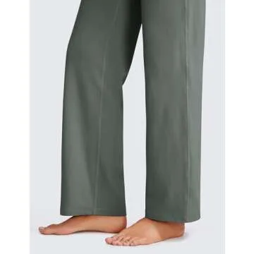CRZ YOGA Womens Soft High Waist Wide Leg Pants