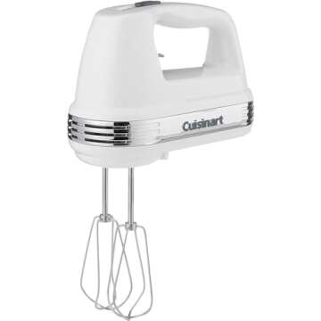 Cuisinart HM-50 Power Advantage 5-Speed Hand Mixer, White
