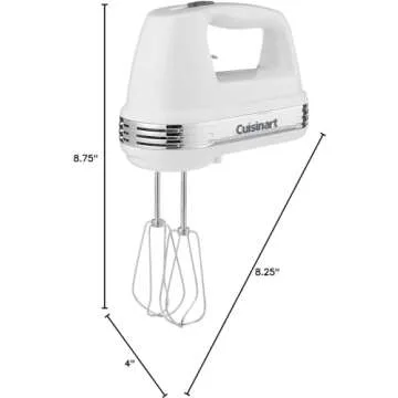 Cuisinart HM-50 Power Advantage 5-Speed Hand Mixer, White