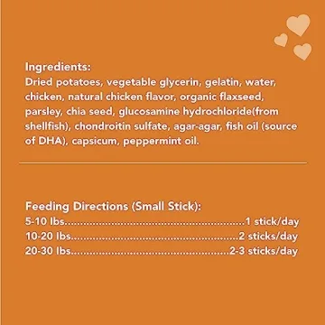 Get Naked Joint Health Dental Chew Sticks for Dogs