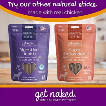 Get Naked Joint Health Dental Chew Sticks for Dogs