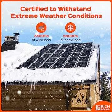 RICH SOLAR 100 Watt 12 Volt Solar Panel 2 Pack of 100W High Efficiency Solar Module Charge Battery for RV Trailer Camper Marine Off Grid