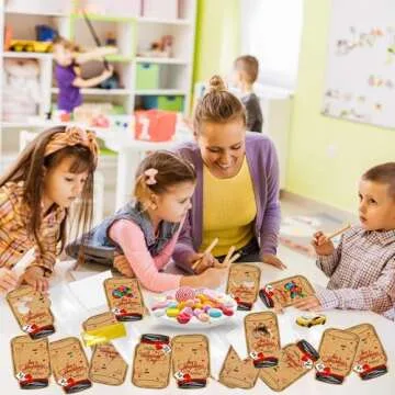 Natonhi Valentines Day Cards for Kids, 50 Pack Bulk Mason Jar Valentines Day Candy Gift Cards, Valentines Day Exchange Cards for Boys Girls Classroom School Party Favors(Candy Not Included)