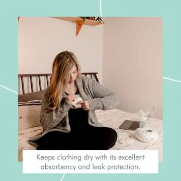 Motif Nursing Pads - Natural, Absorbent with Adhesive Strips