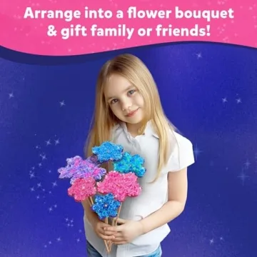Mess-Free Flower Bouquet Craft for Kids Ages 4-9