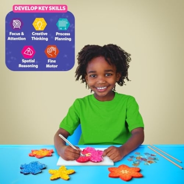 Mess-Free Flower Bouquet Craft for Kids Ages 4-9