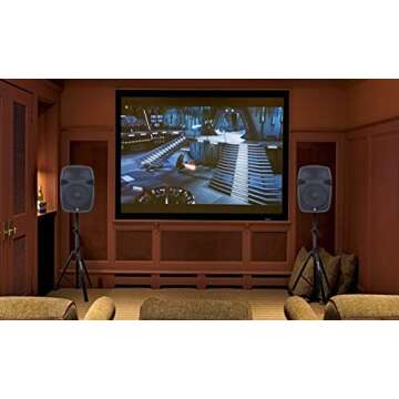 Tripod Speaker Stands Pair for Dj/PA Speaker System Adjustable Height from 4 feet to 6 feet