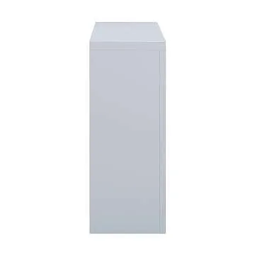 Suzie Pastel Blue & Rattan Console Table