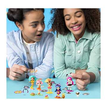 Party Popteenies – Party Pack – 6 Surprise Popper Bundle with Confetti, Collectible Mini Dolls and Accessories, for Ages 4 and Up (Styles Vary)