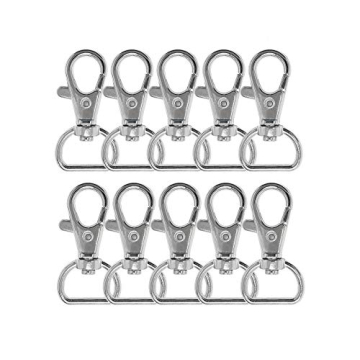 Durable Metal Swivel Clasps for Crafting Projects Pack of 50