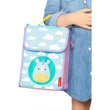 Skip Hop Kids Lunch Box, Zoo Lunchie, Unicorn Design