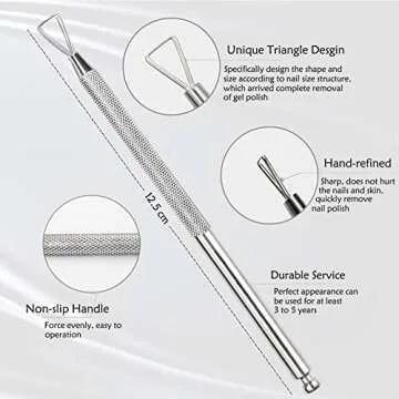 FITDON 10PCS Nail Polish Remover Kit for Easy Nail Care